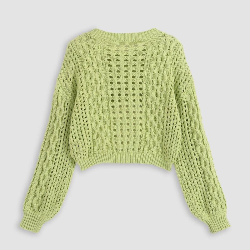 Moda de vară cu tricotaje scurte de cardigani pentru femei